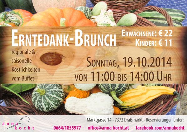 Erntedank-Brunch